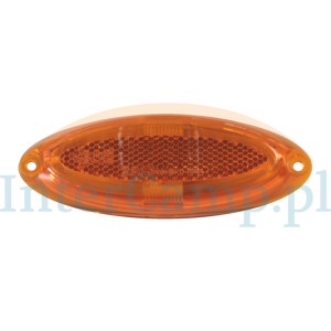 Lampa Światło obrysowe owalne boczna pomarańczowa Dimatec