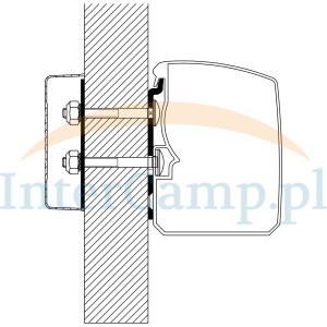 Adapter Flat Wall do Thule 3200