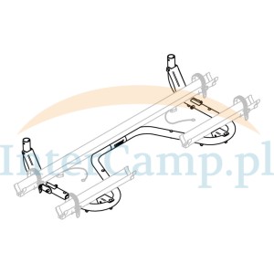 Wspornik szyny Thule Caravan Superb XT, czarny