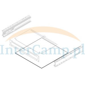 Płyta obudowy pod Thule Slide-Out V19 Ducato 400