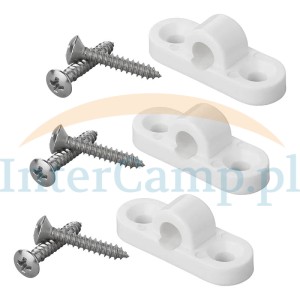 Mocowanie rurek przedsionka stelaża uchwyt oczko 3szt