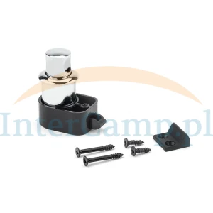 Zamek push lock zatrzask przycisk blokada chrom przyczepa kamper metal