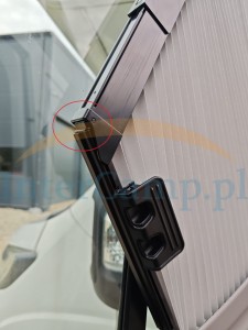 Zawias rolety okna Remis Remifront kabiny harmonijkowej 2 szt Ducato Sprinter Transit