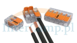 Szybkozłączka WAGO 3x4mm2 złączka kostka elektryczna kampera