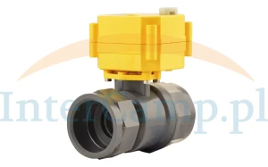 Elektrozawór kulowy Lilie 12 V Ø40 mm do kampera zawór spustowy