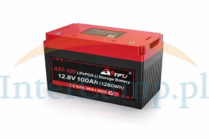 Akumulator LiFePO4 12V 100 Ah mata BMS Bluetooth WiFi kamper przyczepa