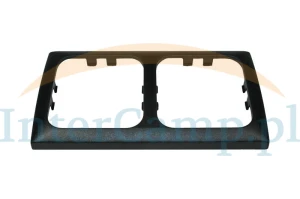 Ramka podwójna HABA do kampera przyczepy czarna