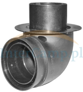 Kolanko nawiewu pod podłogą Truma 65mm pieca