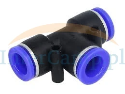 Trójnik szybkozłączka instalacji wodnej John Guest Push Fit 12mm