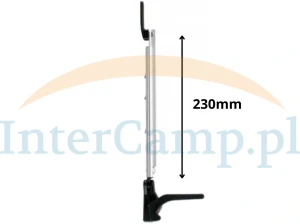 Podnośnik wspornik siłownik szyby okna Polyplastic lewy 230mm