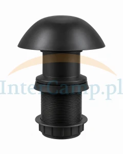 Komin dachowy kominek wentylacyjny Grzybek 60mm czarny