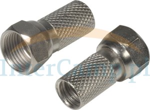 WTYK antenowy złącze F 6,8 mm nakręcany RG6 2szt