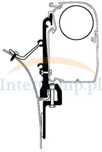 Adapter markizy do Vanów Thule Omnistor
