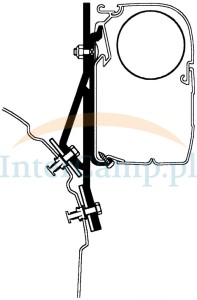 Adapter markizy VW T4