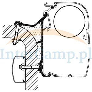 Adapter markizy Hymer B2, 4,5 m