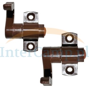 Hak zaczep na pręty do szafki komplet para