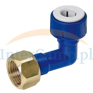 Złączka kątowa wody czystej 1/2" Reich UniQuick 12mm szybkozłączka adapter