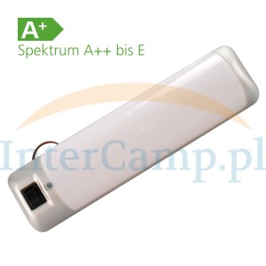 Lampa ścienna z włącznikiem 12V LED 248×64mm Srebrna