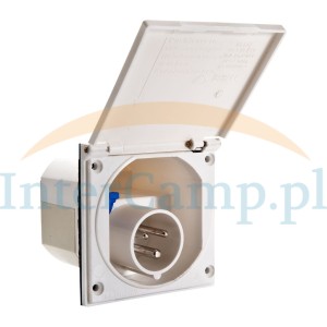 Gniazdo CEE złącze prądu 230V kwadrat 104x104mm