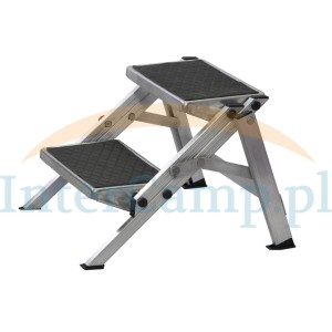 Schodek podwójny składany Aluminum 150kg