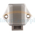 zamek mini push lock przycisk srebrny