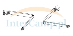 Ramię 2 m Thule Omnistor 5102, lewe