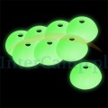 nakładki śledzi fluorescencyjne świecące 8szt kółko