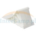 klin pod koło z mocowaniem uchwytem biały intercamp