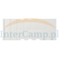 klin pod koło z mocowaniem uchwytem biały intercamp