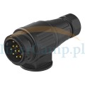 wtyczka 13 pin przyczepy gniazda 12V PVC mocna