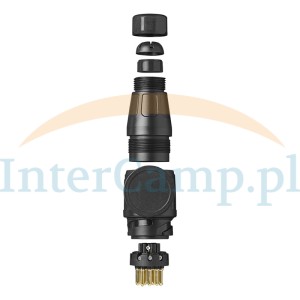 Wtyczka 13 PIN przyczepy gniazda 12V PVC Mocna