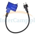 adapter CEE złącze kątowe z gniazdem 230V kabel