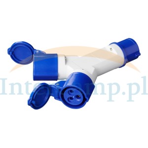 Rozgałęziacz rozgałęźnik CEE 230V przewodu kabla