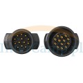 tester gniazda wtyczki samochodu przyczepu 13 pin