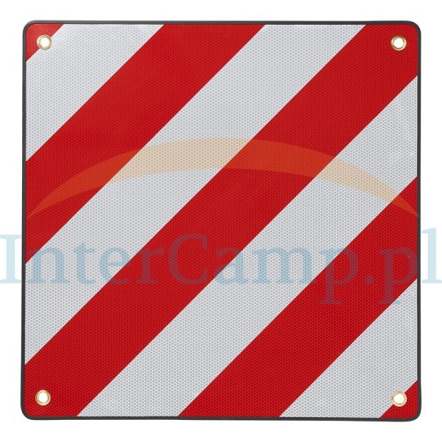 tablica ostrzegawcza na bagażnik 50x50 Włochy zebra