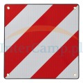 tablica ostrzegawcza na bagażnik 50x50 Hiszpania zebra