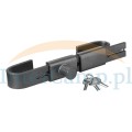 blokada zamek drzwi kontenera chłodni tir 22-43cm 2 klucze