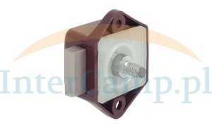 Zamek mini Push Lock Przycisk Brąz